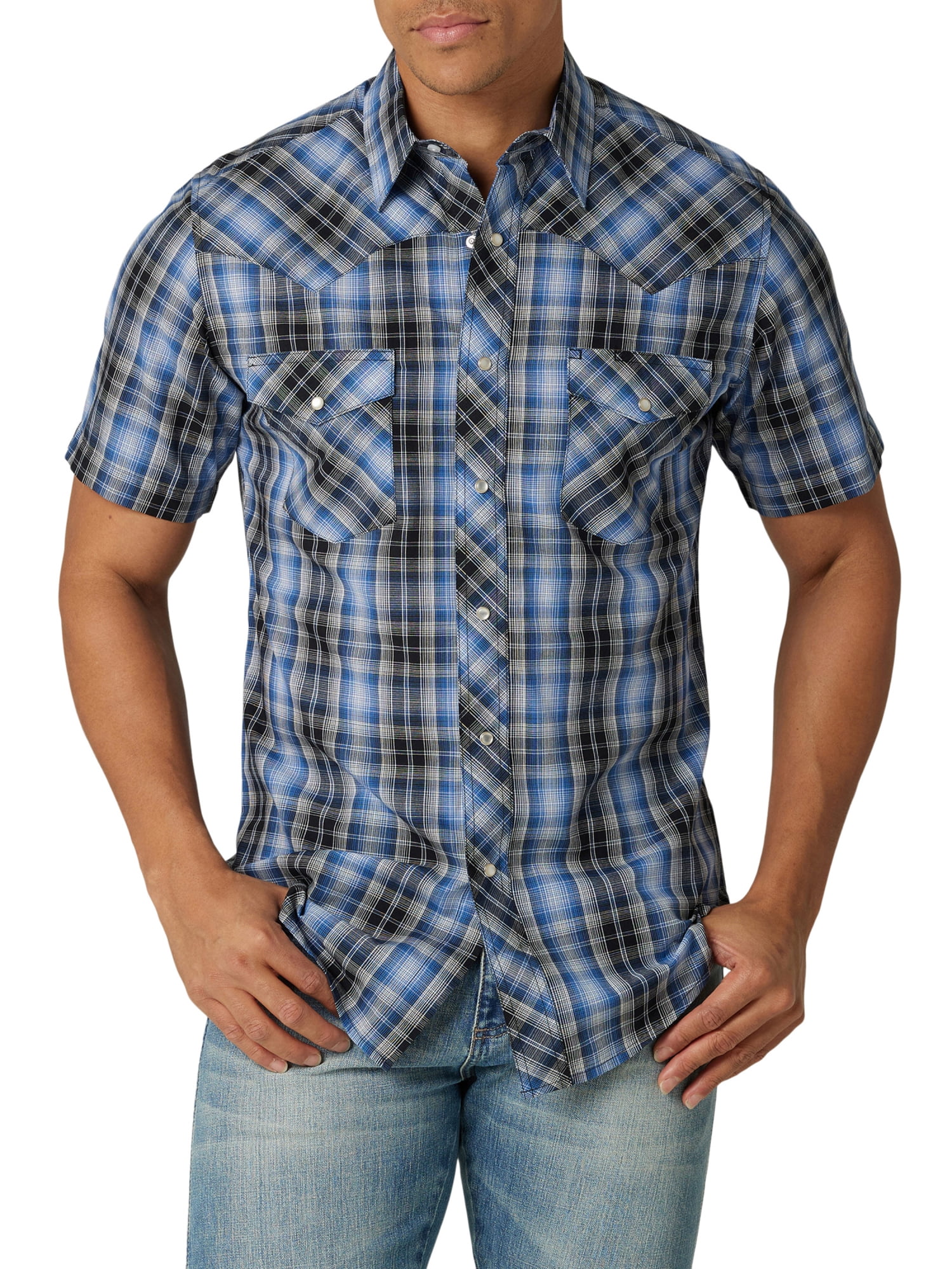 Short Sleeve Western Shirt, Sizes S-5XL 