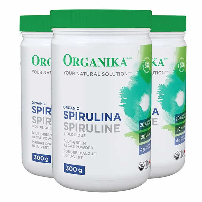 Organika® Spirulina Powder, 3pack Walmart Canada