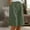 #Army Green, variant on DPTALR George Women's Wide Leg Knee Length Elastic Bermuda Culottes,Long Shorts,#Army Green,Size S