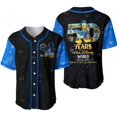 thumbnail image 1 of Custom Name Donald Duck Baseball Jersey Disney All Over Print 3d Pinstripe Baseball Jersey Summer Fashion Shirt Men Wome Tops, 1 of 5