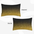 thumbnail image 4 of Bixox Gold Glitter Gradient Printed Pillow Protector,Super Soft Ideal for Home,Guests,Rentals - 20"x30", 4 of 8