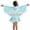 00-Mint Green232, variant on WOYY Girls Butterfly Hooded Dress Batwing Sleeve Zip-Up Cover Up Beach Dress, Sizes 2-10