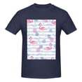 thumbnail image 4 of Bingfone Flamingo And Pineapple Men'S Loose Fit Short-Sleeve Pocket T-Shirt, 4 of 7