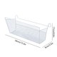 thumbnail image 3 of Cesta de almacenamiento colgante de hierro para dormitorio | Organizador de bolsillo para mesita de noche para teléfonos, tabletas y libros | Cabecera de cama multiusos en blanco y negro para, 3 of 6
