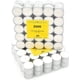 thumbnail image 1 of Velas de té de 8 horas (paquete de 50) - Velas de té blancas de larga duración - Velas sin humo y sin perfume - Velas de fiesta - para bodas - 3,8 x 2,3 CM 8 horas, 1 of 9