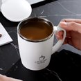 thumbnail image 2 of Taza de agua con aislamiento térmico de doble capa de acero inoxidable 304, taza de café colorida de doble capa, 2 of 2