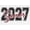 E, variant on Senior 2027 Class of 2027 Vintage Sign - Black White and Red Metal Tin Signs, First Day of School Signs for Garages Door, High School Back to School Room Wall Decor