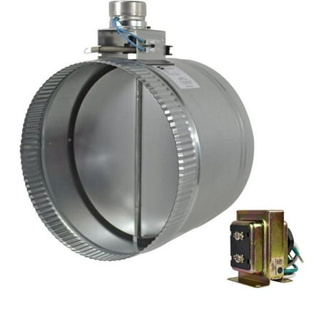 Motorized Zone Dampers - Suncourt ZC206 6 in. Normally ClosedAdjustable Motorized Damper