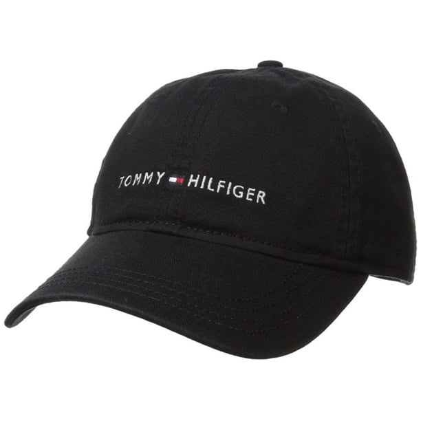 Gorra de béisbol con el logotipo de Tommy Hilfiger para hombre Tommy Black