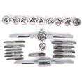 thumbnail image 2 of YLSHRF Outil Industriel Clé à Molette Outils Filetés, Outil de Filetage et de Matrice, 24Pcs pour le Traitement de l'Acier Inoxydable d'Autres Métaux Difficiles à Traiter en Fonte Laiton, 2 of 8