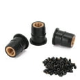 thumbnail image 1 of Well Nut Assortment, Black Practical Rubber Nut Waterproof  For ATV Windscreens For Motorcycle, 1 of 8