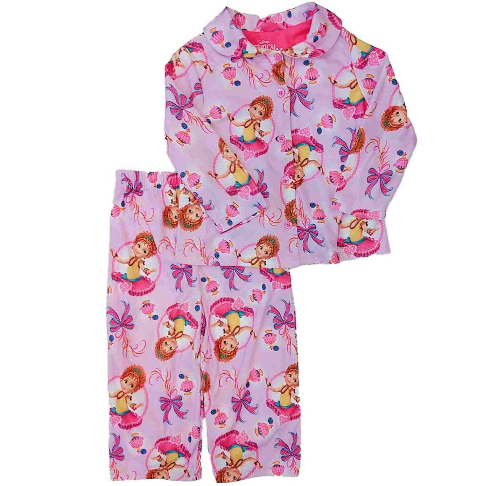 Disney Disney Toddler Girls Pink Flannel Fancy Nancy Pajamas Sleep