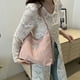 thumbnail image 5 of Bolso Grande para Mujer | Bolso de Hombro Moderno con Correa Ajustable | Amplio Bolso Multibolsillos para Viajes, Uso Diario, Recados y Compras | Resistente, Ligero, Gris, Rosa y Blanco, 5 of 6