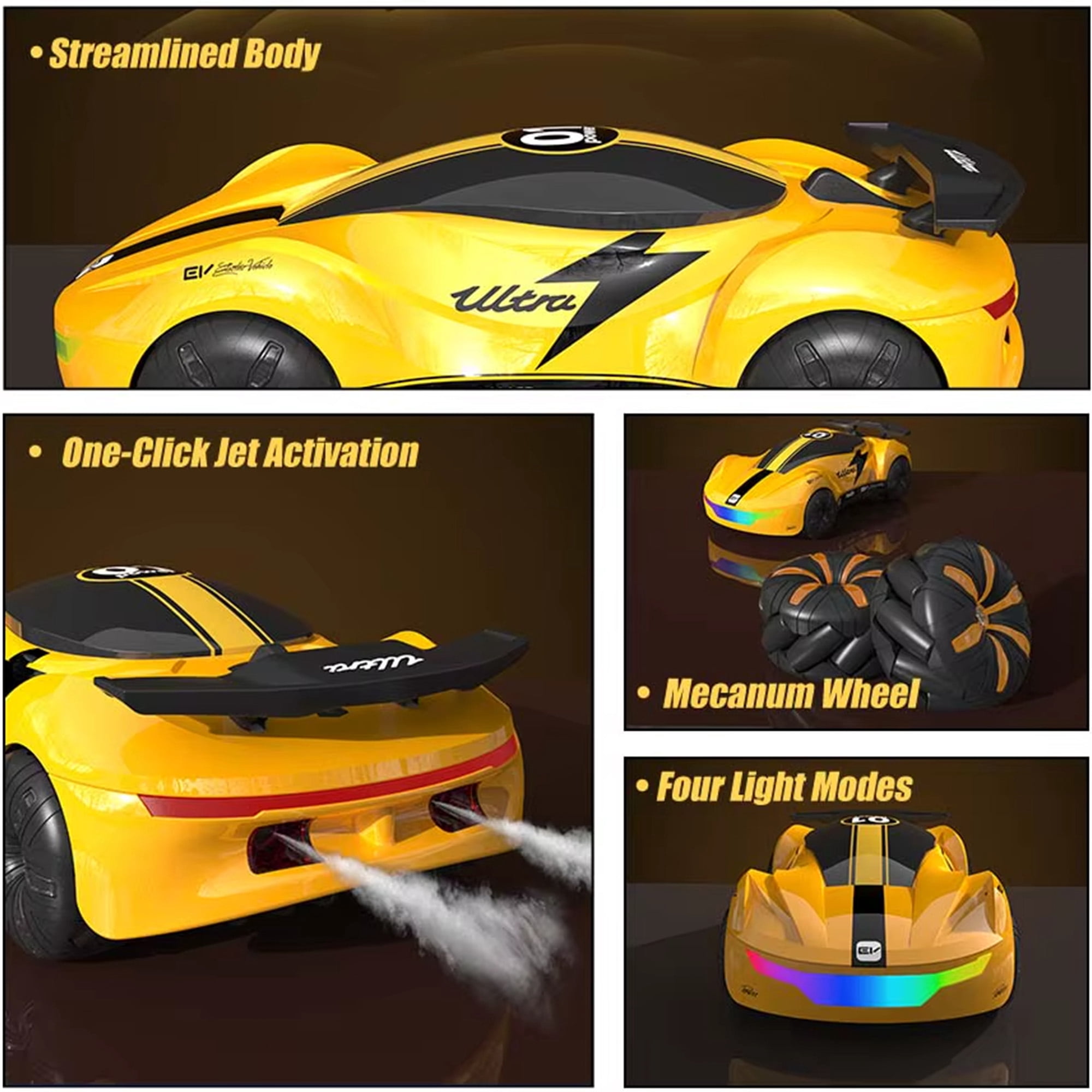 Gmdisc Remote Control Car for Kids,1:16 High Speed RC Cars with Headlight,Christmas Birthday Gift Toys for 8 11 Year Old Boys Kids