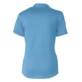 thumbnail image 3 of Women's Cutter & Buck  Powder Blue Minnesota Vikings Prospect Eco Textured Stretch Recycled Polo, 3 of 3