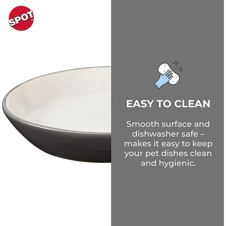Ethical 2 Tone Gray Oval Cat Dish Ethical 2 Tone Gray Oval Cat Dish