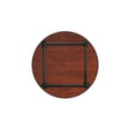 thumbnail image 4 of Kee 48" Round Folding Breakroom Wood Table- Maple/ Black, 4 of 4