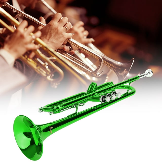 Trumpet, Beautiful Appearance Brass Trumpet, Long Service Life For Instrument Lovers Christmas Gifts