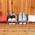 thumbnail image 3 of Raindrops 1Set Shoes Organizer Nonslip Plastic Angled White For Household Users, 3 of 7