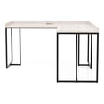 thumbnail image 2 of Furniture of America Fendry L-Desk with USB Plug, Antique White, 2 of 5