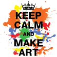 thumbnail image 2 of CafePress - Keep Calm And Make Art Mug - 11 oz Ceramic Mug - Novelty Coffee Tea Cup, 2 of 4