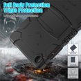 thumbnail image 5 of XYX Case for Samsung Galaxy Tab A9+ 11.0 inch (SM-X210/SM-X215/SM-X216), Dual Layer Slim Heavy Shockproof Rugged Protective Cover Case with Kickstand (Black), 5 of 7