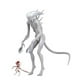 thumbnail image 1 of Aliens Predator Alien Xenomorph Figuras de acción CreMobPack PVC Juguete Mantequilla Regalo AVP zhangmengya LED, 1 of 2