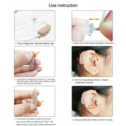 KIBVOE Hearing Aid, Adjustable Comfortable Behind-The-Ear Personal Amplifier, Easy Operation, Beige, 1 Pack, Summer Home Hearing Supplies