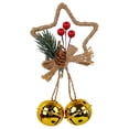thumbnail image 2 of Clearance! Christmas Star Bell Ornament Set DIY Decorative Accessories With Bow And Bells For Christmas Tree Festive Window Display Props Perfect Holiday Decoration, 2 of 8