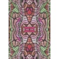 thumbnail image 1 of Ahgly Company Machine Washable Indoor Rectangle Transitional Velvet Maroon Purple Area Rugs, 6' x 9', 1 of 7