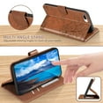 thumbnail image 3 of TOP SHE Case For iPhone 8 Plus/7 Plus,Sika Deer Flip Synthetic Leather TPU Case Cover with Fashion Wallet Lanyard Anti-Scratch Shockproof Bumper Cute Case,Brown, 3 of 7