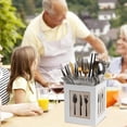 thumbnail image 2 of Bamboo Cutlery Tray Kitchen Utensil Silverware Flatware Drawer Organizer Dividers, 2 of 5