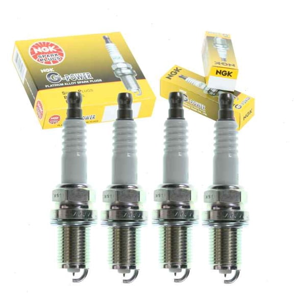 4 pc NGK G-Power Spark Plugs compatible with Subaru Baja 2.5L H4 2003-2006