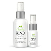 Clearly KIND, The Polite "Before you Poop" Toilet Spray, Bathroom Odor Eliminator (Set in Majestic Rose)