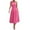 Hot Pink, variant on TJAZFJPA Summer Dresses Women Women's Off the Shoulder Corset Waist Loose Shoulder Dress Casual Skirt White Satin Dress Dressee