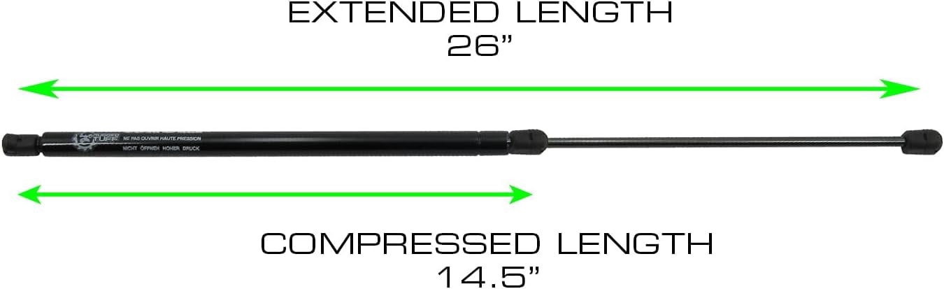 2 Lift Supports Gas Struts Fits 2011-2016 Ford F250, F350, F450, F550 Front Hood Engine Lid Cover Bonnet 986357 SG204080 3B897006 Springs Arms Dampers Rods