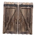 thumbnail image 2 of 2x cortinas opacas estampadas, cortinas para ventana, cortinas lavables, ojales de poliéster estampado para dormitorio, bloqueo, hogar, salón, Puerta de granero Sunnimix Cortina de ventana, 2 of 7