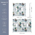 thumbnail image 3 of Haosy Light Switch Cover Plate 3 Gang Electrical Outlet Covers Mallard Ducks on Water Decorate Wall Plate 4.56”x4.48”, 3 of 8
