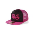 thumbnail image 2 of Top Headwear Cali Script Trucker Hat - Black/Pink, 2 of 3