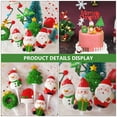 thumbnail image 3 of Raindrops 5-Pack Assorted Color Resin Christmas Cake Toppers for Holiday Baking and Festive Cake Decorations, 3 of 5