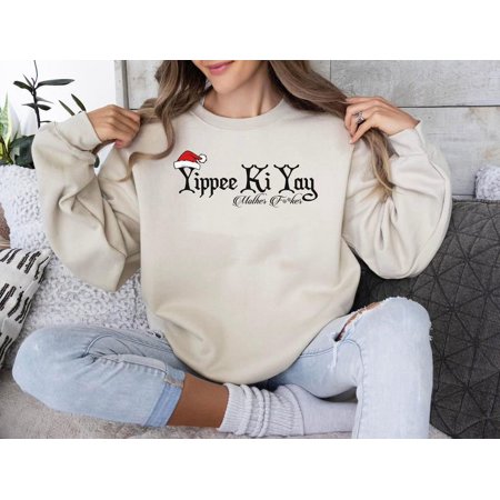 Yippee Yay Mother Fker Censored Sweatshirt, Funny Christmas Movie Sweatshirt, Christmas Movie , Funny Christmas Holiday Pajamas Gift