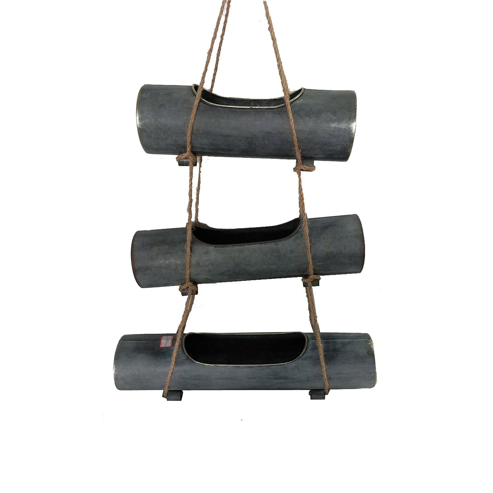 Sagebrook Home Hanging Metal Planters Set of 3