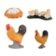 thumbnail image 3 of Modelo de pollo de juguete Yotijar 4 de pollo realistas para herramientas de aprendizaje y gallo, 3 of 6