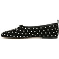 thumbnail image 4 of Sam Edelman Ari Black Suede Gem Slip On Pointed Toe Flexible Ballet Flats (Black Suede, 5), 4 of 6
