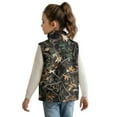 thumbnail image 2 of Garronmavis Camo Hunting Forest Girls Sleeveless Vests Size 2T Comfortable Sleeveless Jacket Full-Zip Fall Winter Warm Outerwear Stylish Girl Vest 2T Fall Outfits Fashion Clothing, 2 of 7