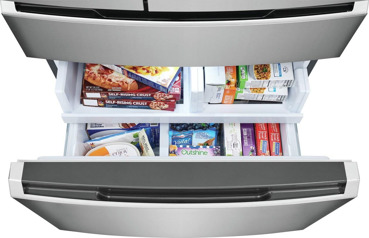 Frigidaire Gallery GRMC2273BF 21.5 Cu. Ft. Stainless Counter Depth 4-Door French Door Refrigerator