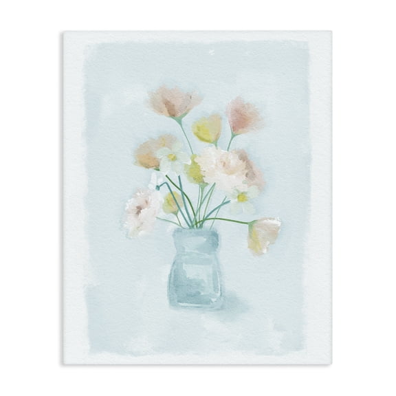 Stupell Industries Transitional Pretty Florals in Vase Canvas Art, 16 x 20, by Leah Straatsma