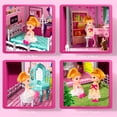 thumbnail image 2 of Two-Story Pink Castle Dollhouse Suitable for Children Aged 3 and above- Christmas and Birthday Party Gifts, 2 of 6