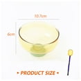 thumbnail image 2 of Ice Cream Glass Bowls Colored Dessert Bowls Vintage Diamond Glass with Footed Sundae Snack Cups for Farmhouse Holiday Party, 2 of 5