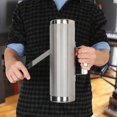 thumbnail image 5 of PORCHEDDU 3x10 in Guiro Percussion Stainless Steel, set Of Tools Guiro Shaker, Instruments Guiro Shaker With Scraper, Toys, Musical Training With Ergonomic Handle For Live Performances, 5 of 5